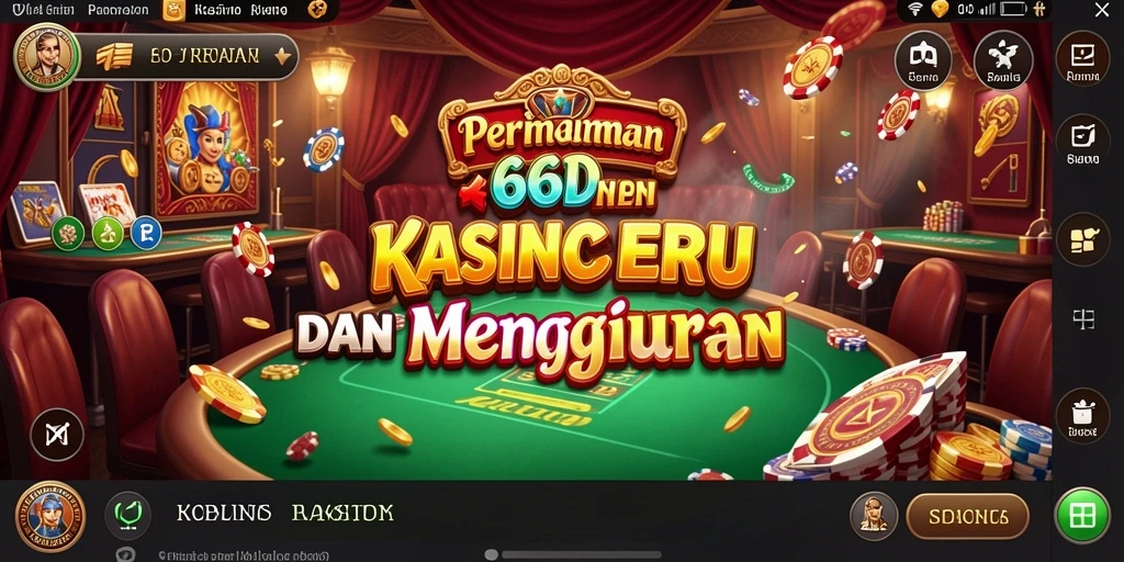 Gambaran gameplay seru 66D dengan grafis menawan.
