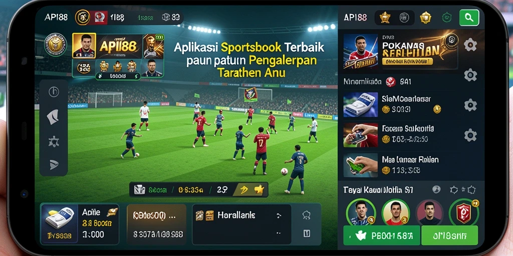Tampilan menarik dari gameplay taruhan Sportsbook API88.