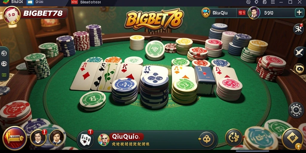 Gameplay QiuQiu yang mendebarkan dan interaktif.