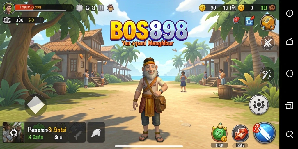 Screenshot utama BOS898 menampilkan gameplay yang seru dan menghibur.