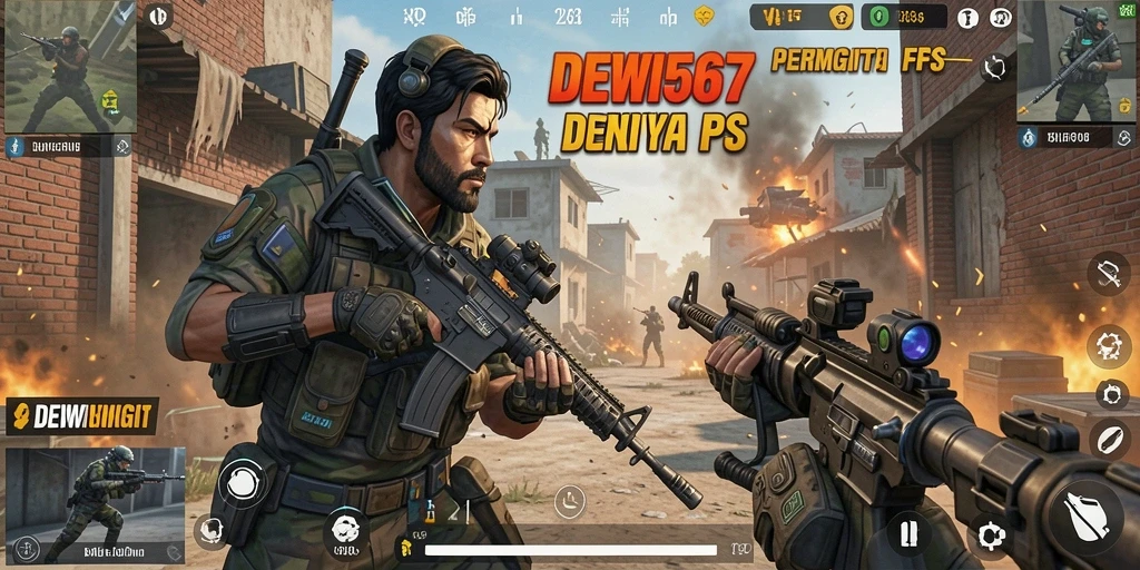 Tangkapan layar gameplay DEWI567 terbaik dalam genre FPS.