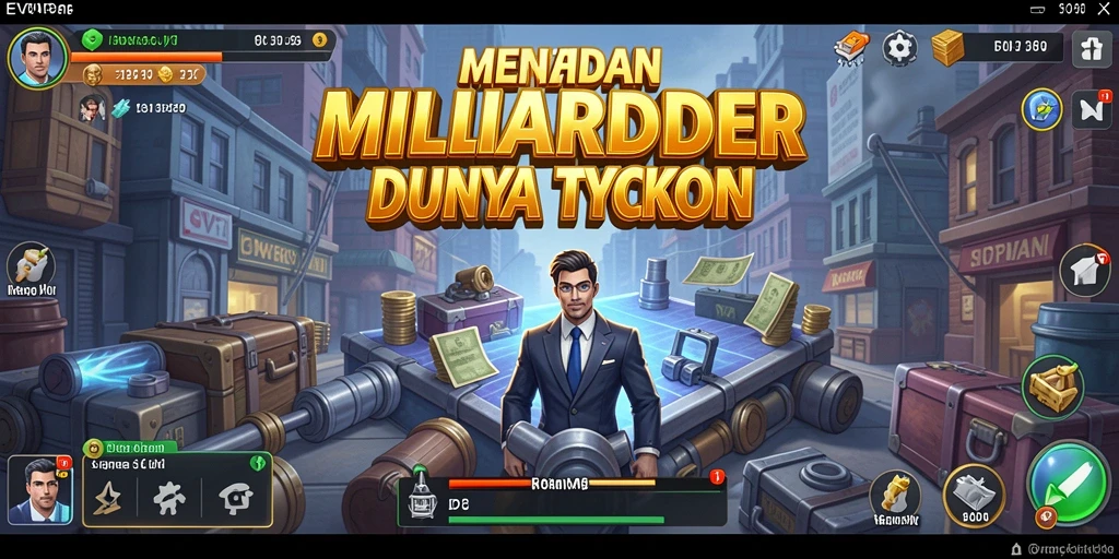 Screenshot EVIP2 menunjukkan pengalaman gameplay Tycoon yang menarik.