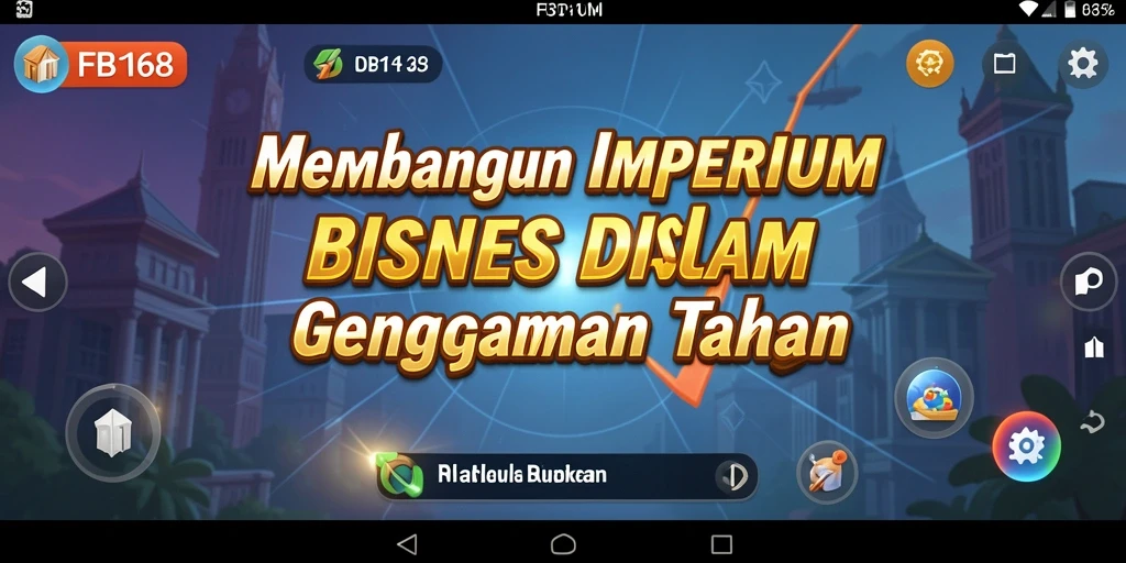 Tampilan gameplay FB168 menampilkan aksi mengelola bisnis Tycoon yang seru.