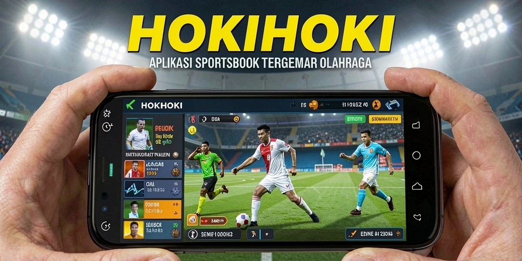 Tampilan HOKIHOKI yang menarik saat pengguna melakukan taruhan olahraga.