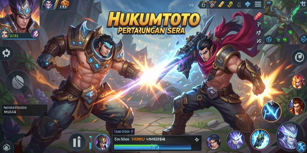 Tampilan menarik dari gameplay seru HUKUMTOTO.