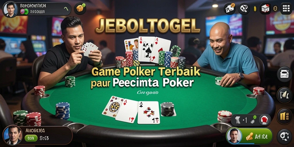 Tampilan menarik dari gameplay poker JEBOLTOGEL saat pertandingan berlangsung.