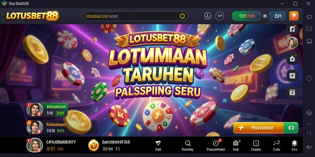 Tampilan gameplay seru dari LOTUSBET88 dengan aksi taruhan yang mendebarkan.