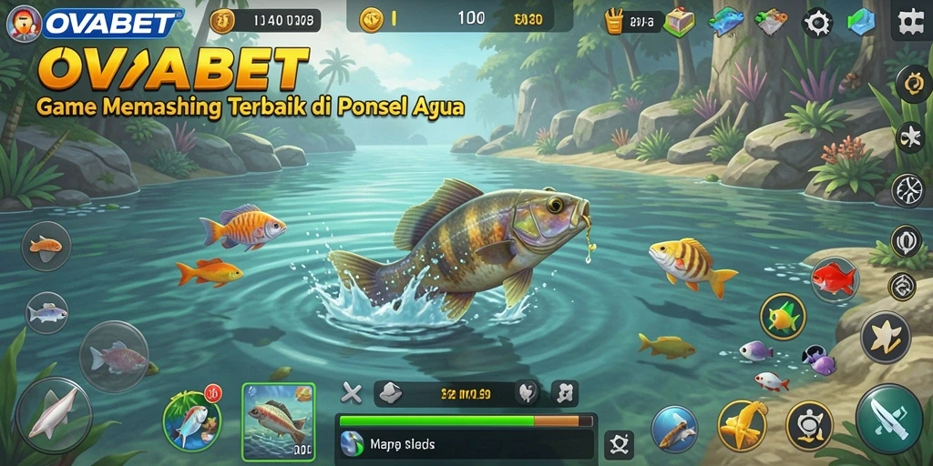 Gameplay OVABET menyajikan pengalaman memancing yang menawan dan seru.