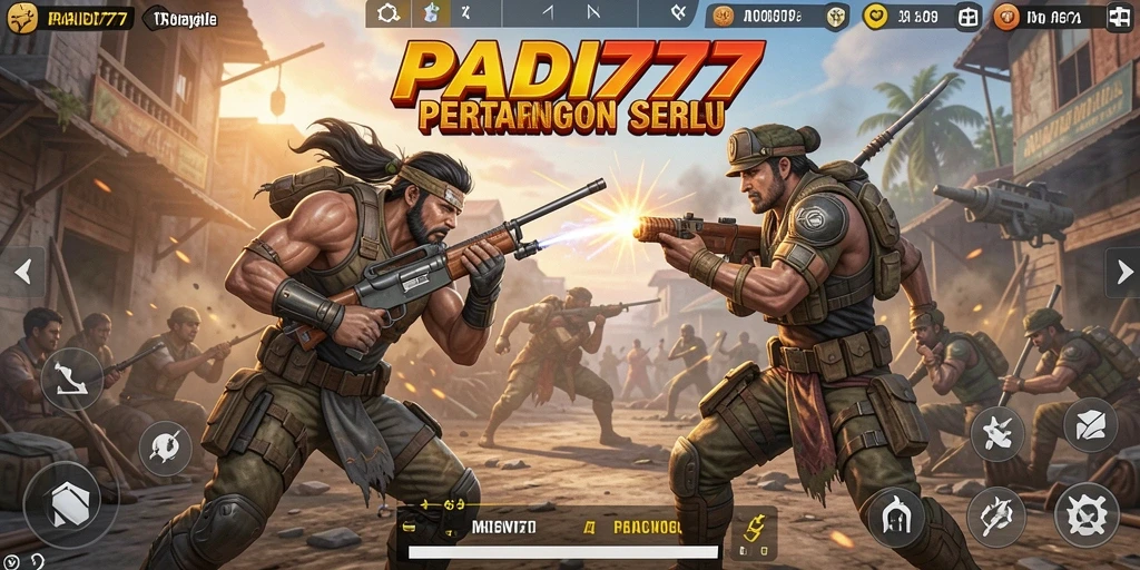 Gameplay seru PADI777 dalam pertempuran Battle Royale.