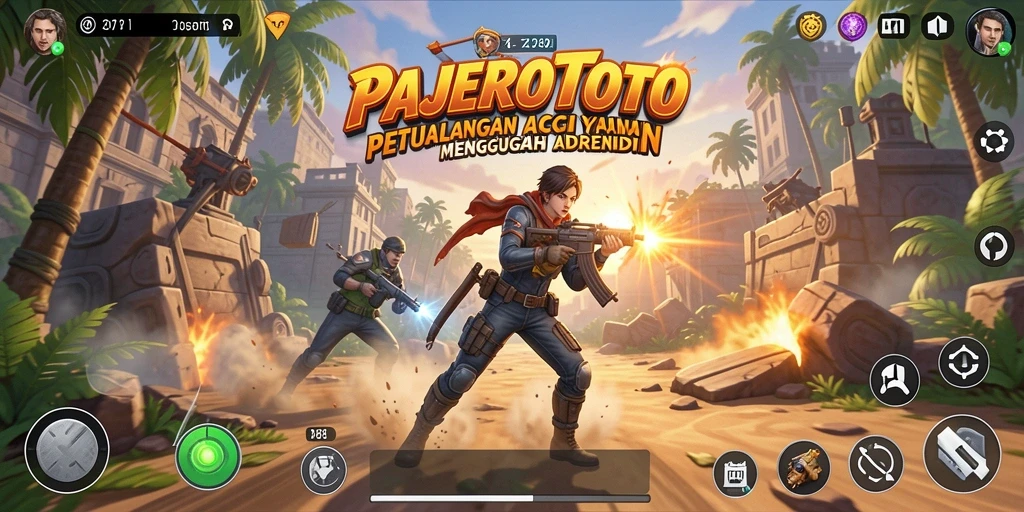 Tampilan gameplay PAJEROTOTO yang penuh aksi dan seru.