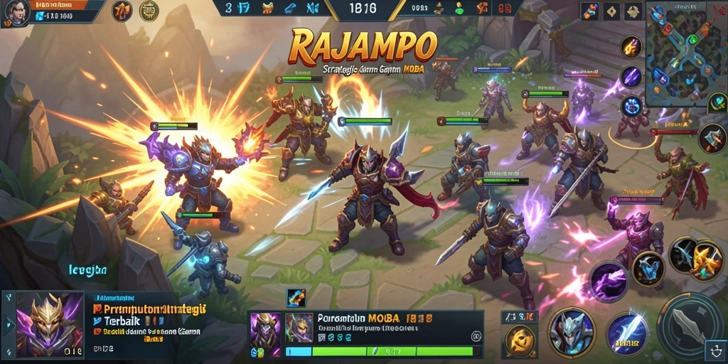 Gameplay seru dan action-packed di RAJAMPO.