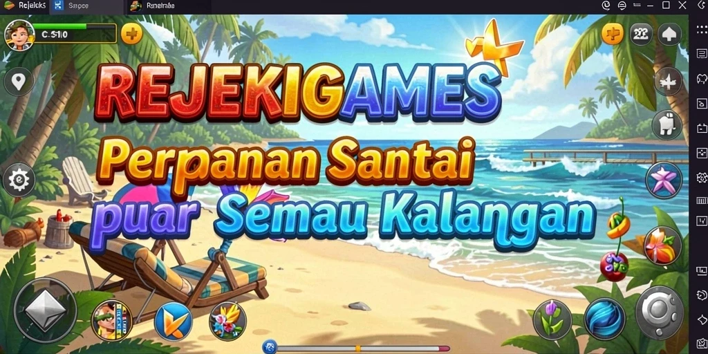 Gameplay seru REJEKIGAMES yang menghibur dan mudah dimainkan.