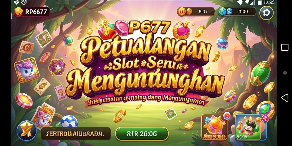 Tampilan gameplay RP6677 yang seru dalam permainan Slot.