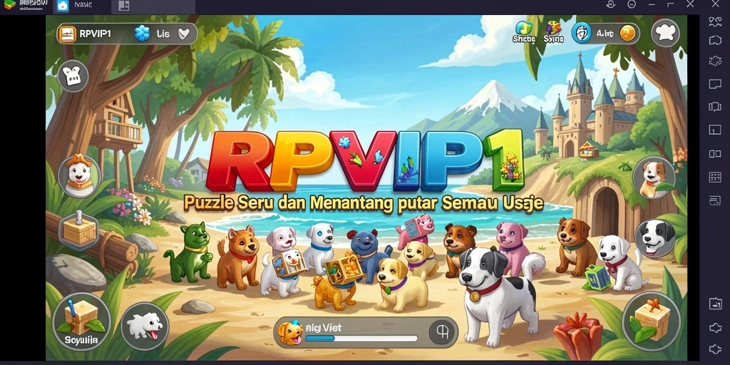 Tampilan gameplay RPVIP1 yang menantang dan mengasyikkan.