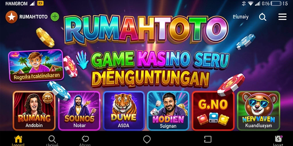 Tampilan menarik permainan kasino di RUMAHTOTO yang mengasyikkan.