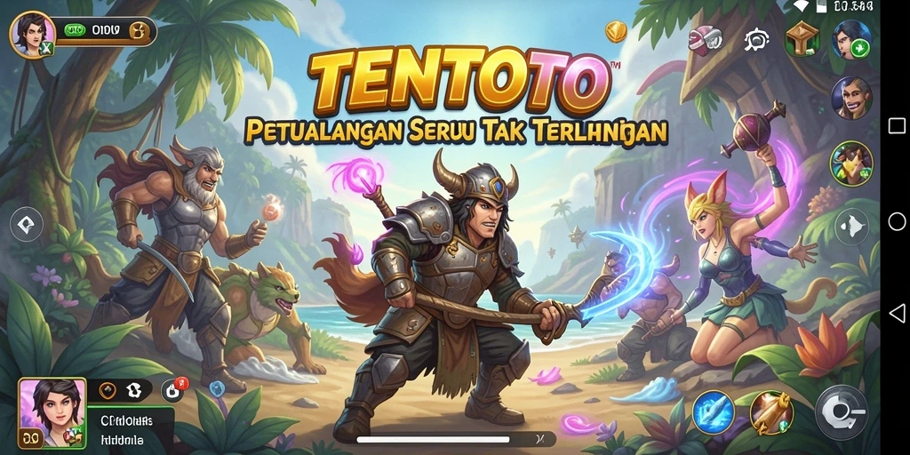 Gameplay seru dan menantang di dunia petualangan TENTOTO.
