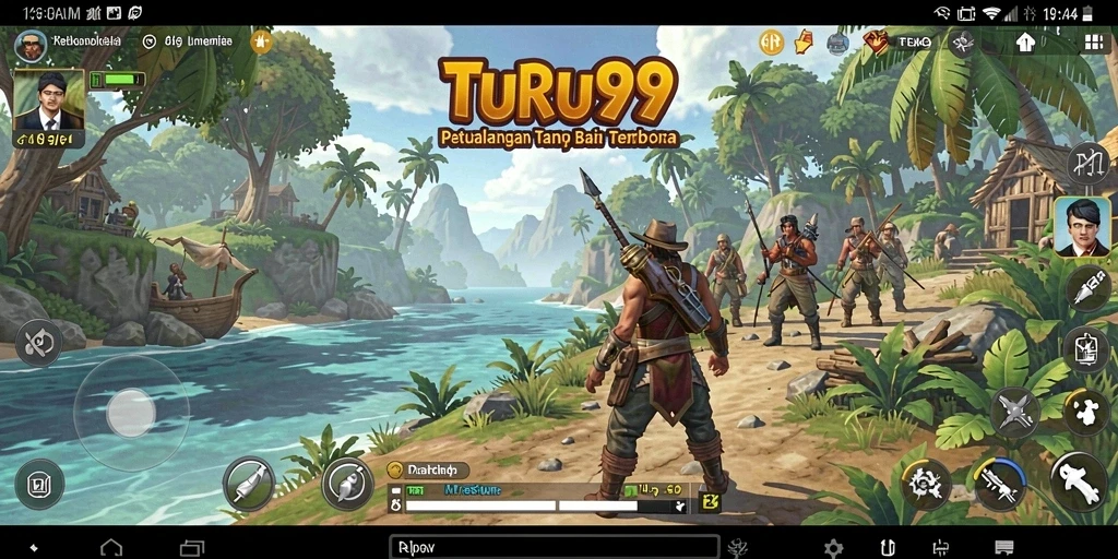 Tampilan gameplay yang mendebarkan dalam dunia terbuka TURU99.
