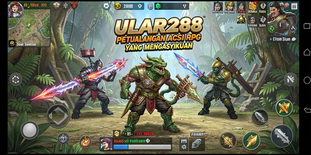 Gambaran gameplay ULAR288 yang seru dan menantang dalam petualangan ARPG.