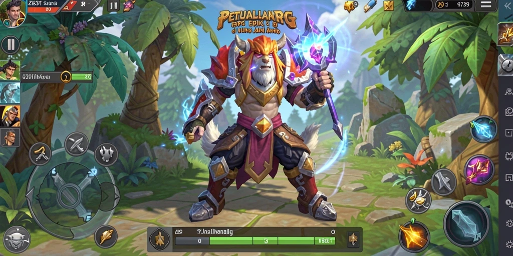 Tangkapan layar ZK9 menampilkan aksi seru dalam pertempuran ARPG.