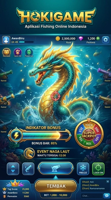 Tangkapan layar proses pengunduhan cepat di aplikasi hokigame.